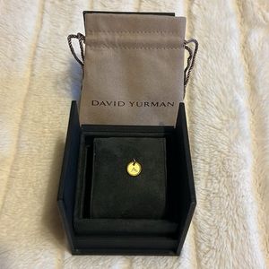 David Yurman Initial Pendant ONLY NO chain or box